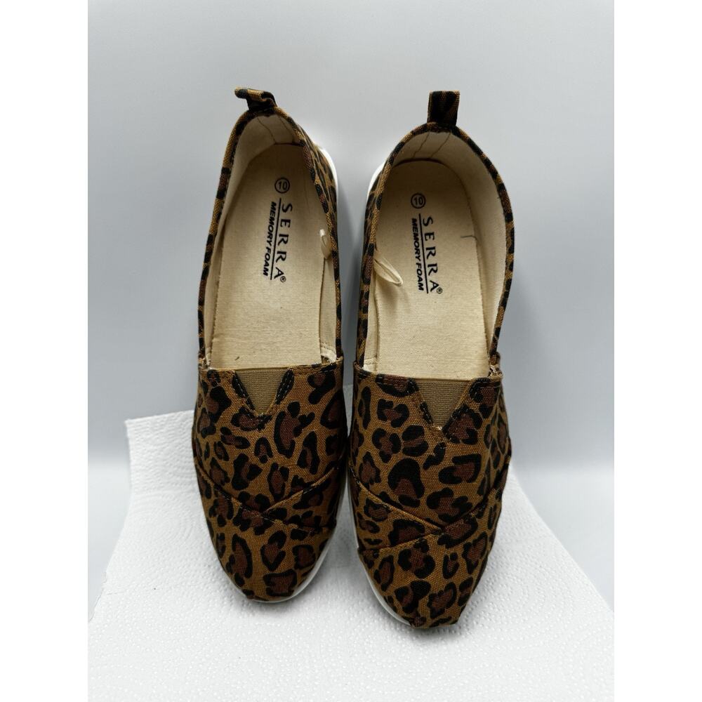 Serra Ladies Memory Foam Canvas Slip-Ons Size 10